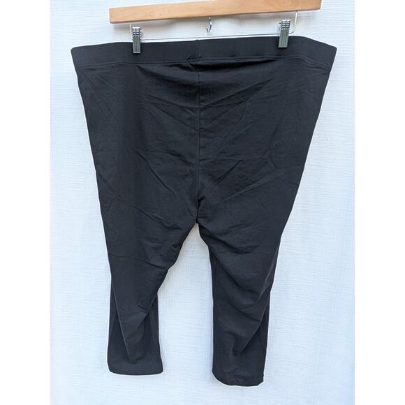 Old Navy Women's Black High Waisted Fashion Layering Cropped Leggings Sz 3X - Picture 4 of 6